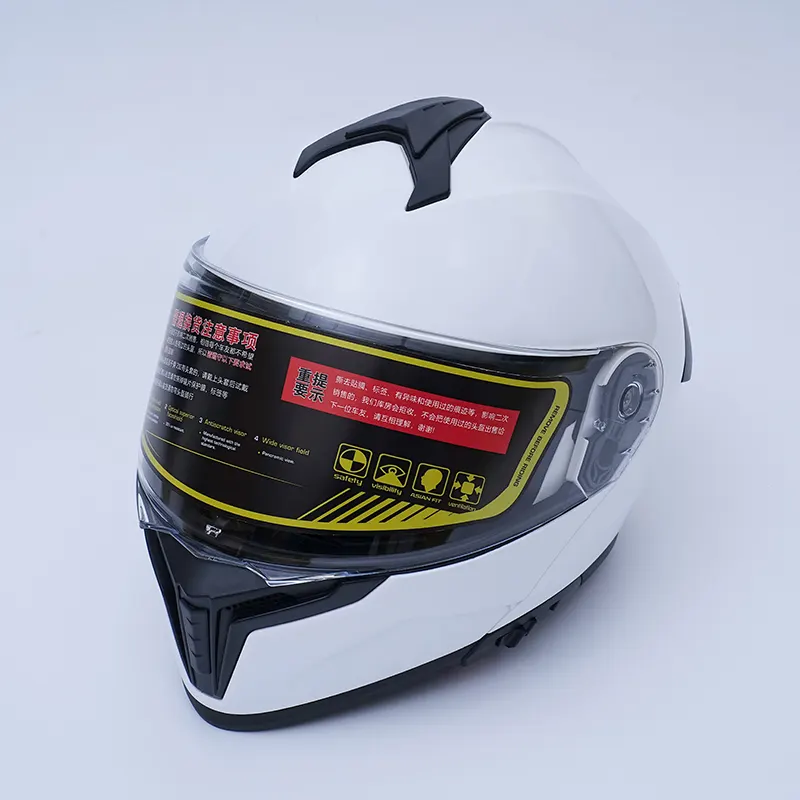 Ventilerad helmaskad motorcykelhjälm